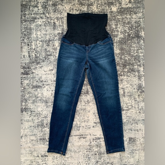 1822 Denim | Stitch Fix Wynette Maternity Skinny Jeans | size 10 | indigo - Picture 6 of 9